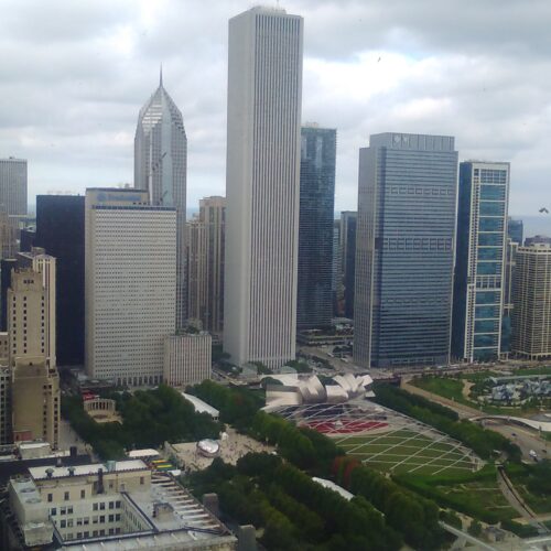 『2016年シカゴ・サンディエゴ研修』
CNA保険会社のオフィスから見た景色