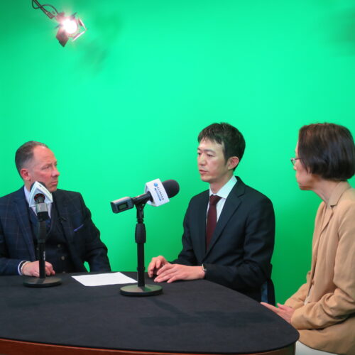 『2018年4月NY・ワシントンDC研修』
クリンガー＆アソシエイツは、自前の録画室を保有。参加者のインタビュー録画ビデオは同社の顧客や取引先に送信されました。